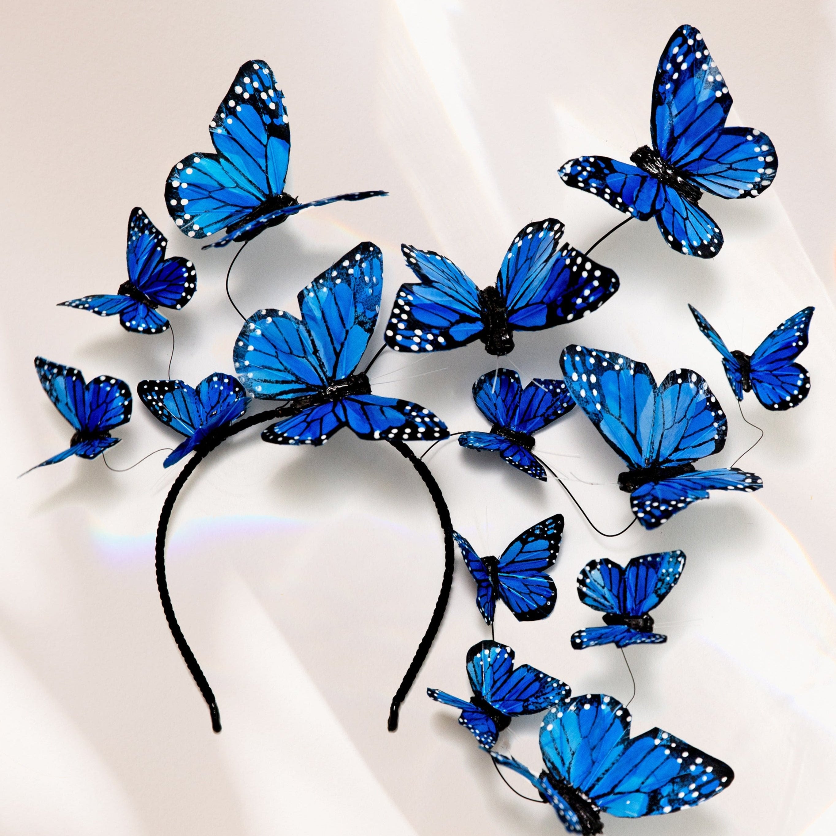 Wild Blue Yonder Butterfly Fascinator – Randi Matalas