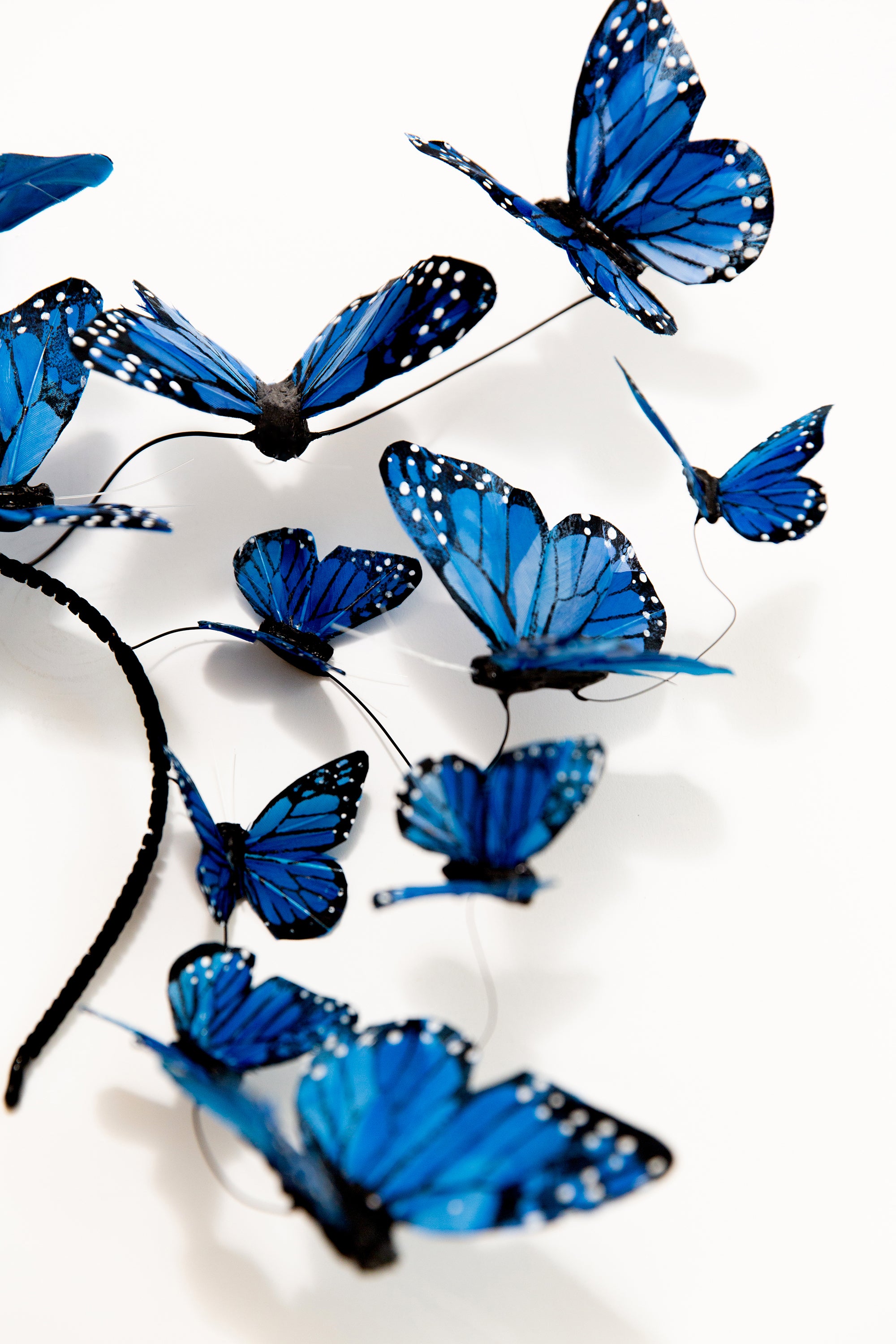 Wild Blue Yonder Butterfly Fascinator – Randi Matalas