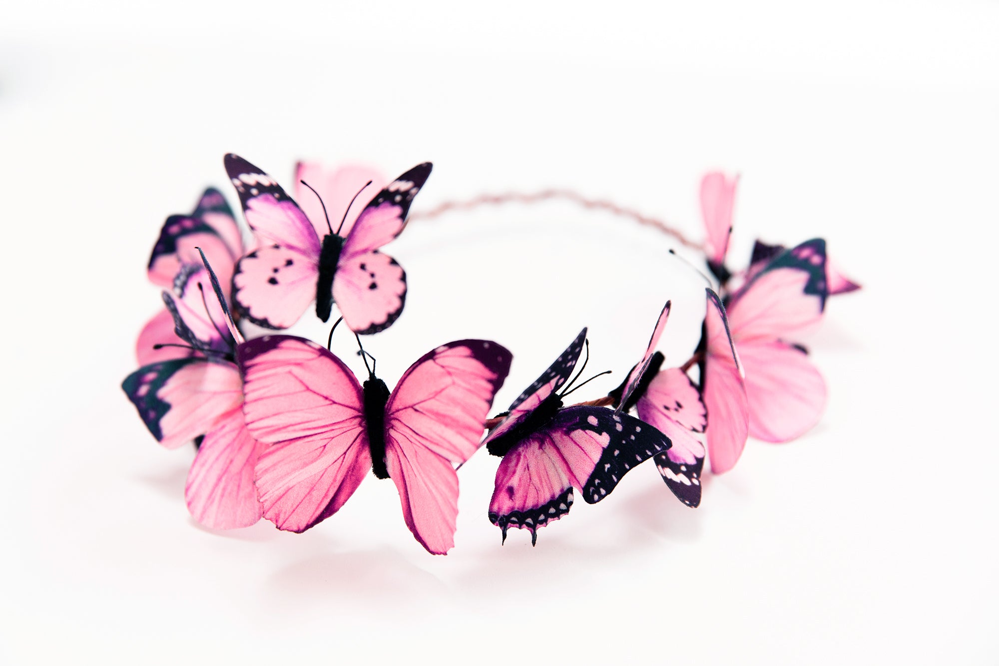 Pink Velvet Butterfly Crown – Randi Matalas