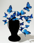 Wild Blue Yonder Butterfly Fascinator