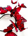 The Red Queen Butterfly Fascinator