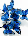 Blue Derby Butterfly Fascinator