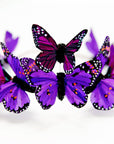 Ultra Violet Butterfly Crown