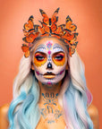 Day of the Dead Monarch Headband