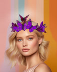 Ultra Violet Butterfly Crown